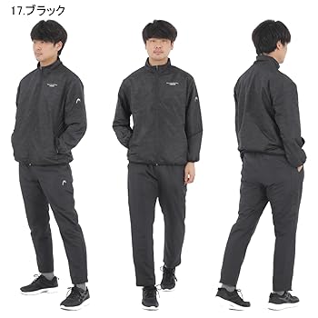 HEADジャージ上下セット  ウインドブレーカー上下 Amazon | [ヘッド] 吸汗速乾・抗菌防臭機能 ブリスター ジャージ